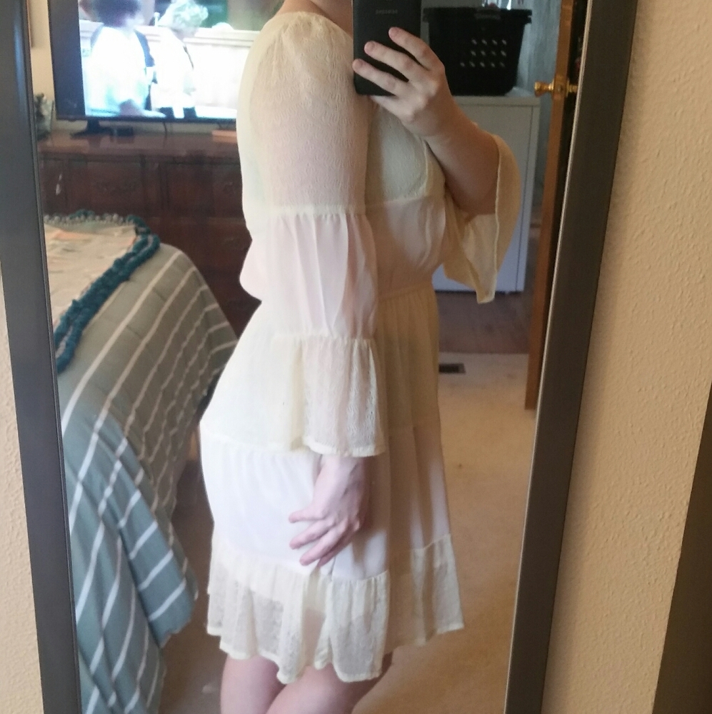 Cream dress